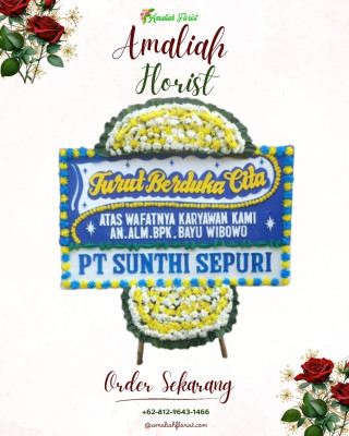 Papan Bunga Duka di Bangka Barat