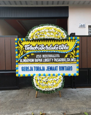 Papan Bunga Duka di Bangka Barat