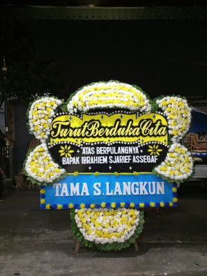 Papan Bunga Duka di Bangka Barat